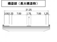 標準横断図　橋梁部