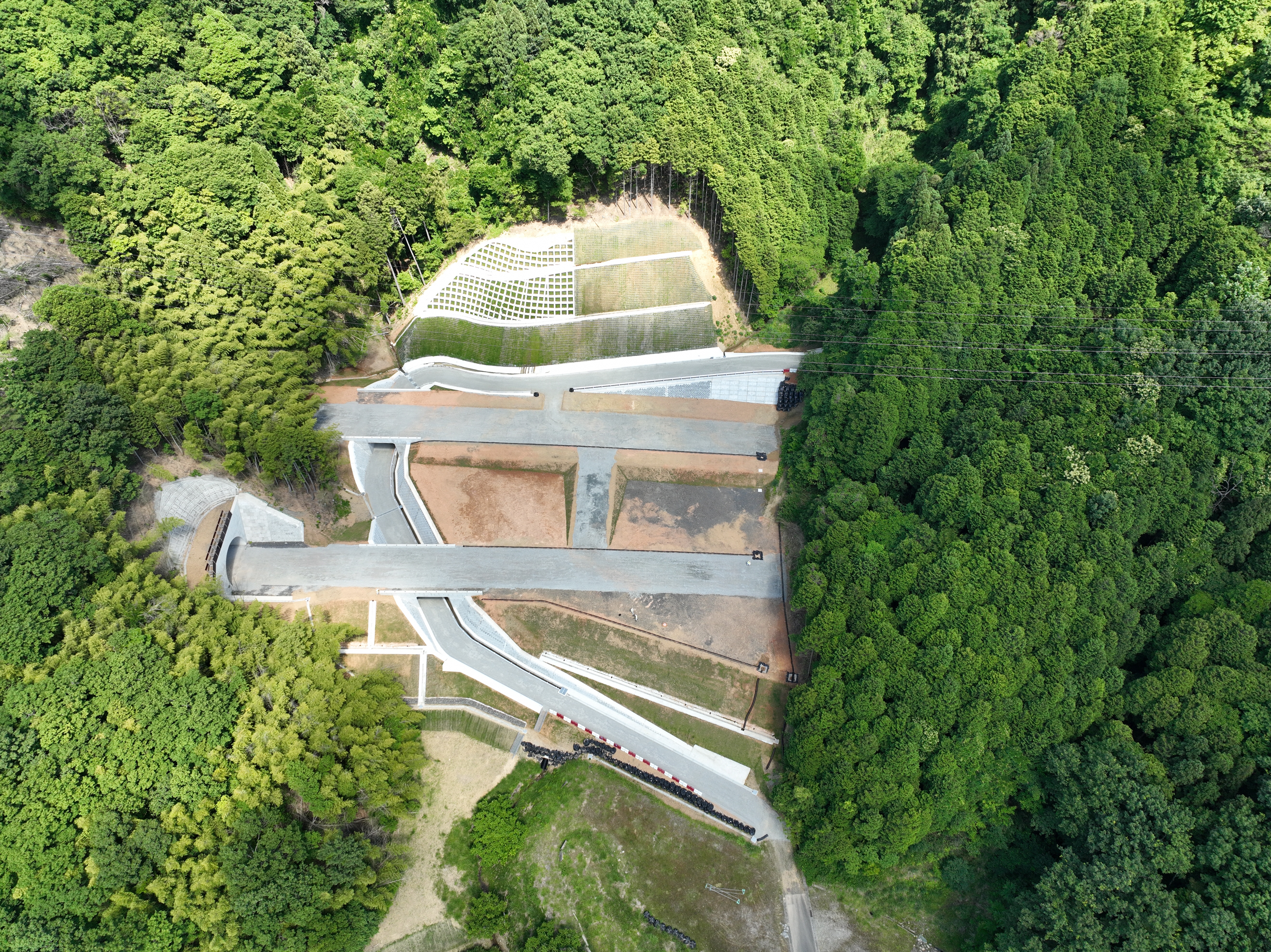 菖蒲谷地区工事の様子